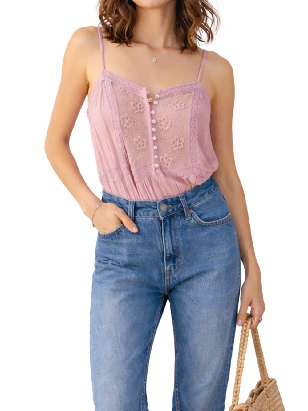 FREE PEOPLE Flirty Bodysuit Dusty Rose NEW  Sm
